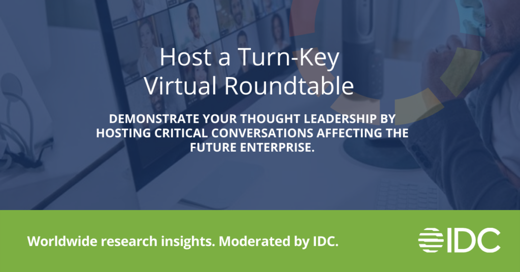 host a turn-key virtual roundtable