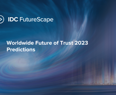 IDC Futurescape predictions future of trust bannerIDC